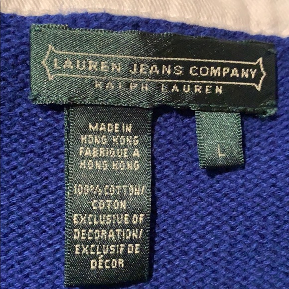 Ralph Lauren Sweater cobalt blue - Picture 2 of 2
